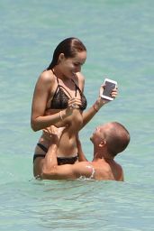 Hanna Ivanova in Bikini - Miami Beach, FL 08/02/2017