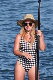 Hilary Duff in a Swimsuit - Beach in Hawaii 08/02/2017