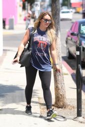 Hilary Duff Street Style - Shopping in West Hollywood 08/30/2017