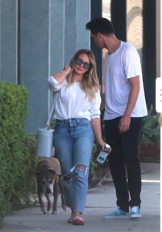 Hilary Duff With Her Boyfriend Ely Sandvik - Out in LA 08/20/2017