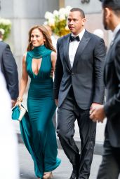 Jennifer Lopez and Alex Rodriguez - Heading Into Friends Wedding in NYC 08/06/2017
