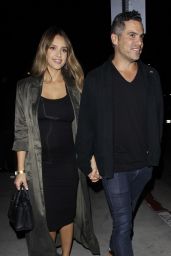 Jessica Alba and Cash Warren - Enjoying Date Night at the Highlight Room in Hollywood