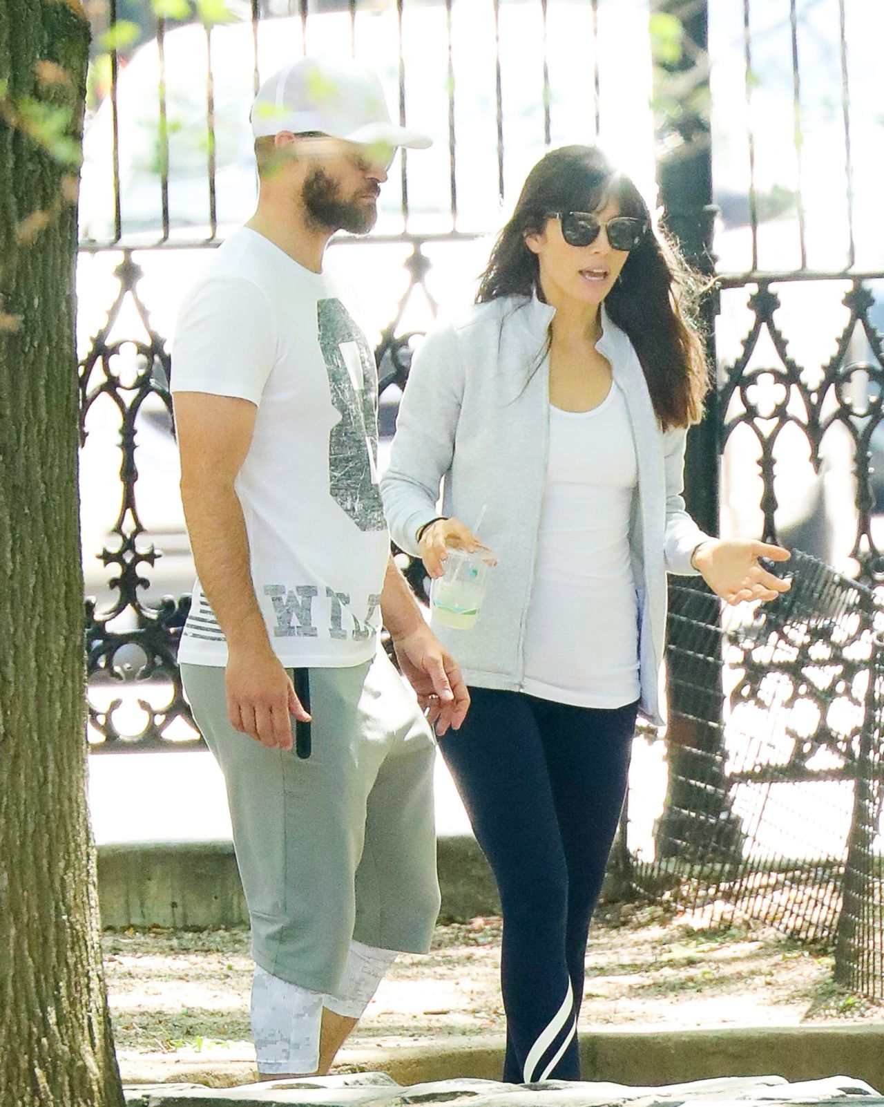 Jessica Biel in a Playground in Tribeca, NY 07/31/2017 • CelebMafia