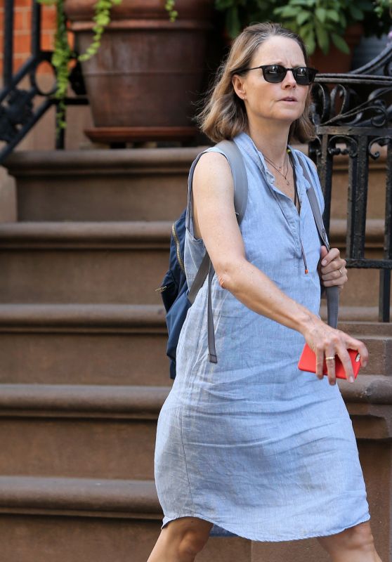 Jodie Foster - Out in West Village in New York City 08/17/2017
