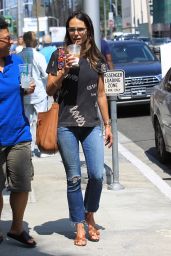 Jordana Brewster Casual Style - Shopping in Beverly Hills, CA 08/23/2017