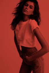 Kaia Gerber - Photoshoot for Hanes X Karla T-Shirt Collection 2017