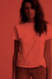 Kaia Gerber - Photoshoot for Hanes X Karla T-Shirt Collection 2017