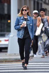 Kate Mara Casual Style - Soho in New York 08/28/2017