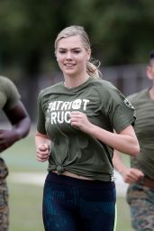 Kate Upton - Marine Workout in Detroit 08/22/2017