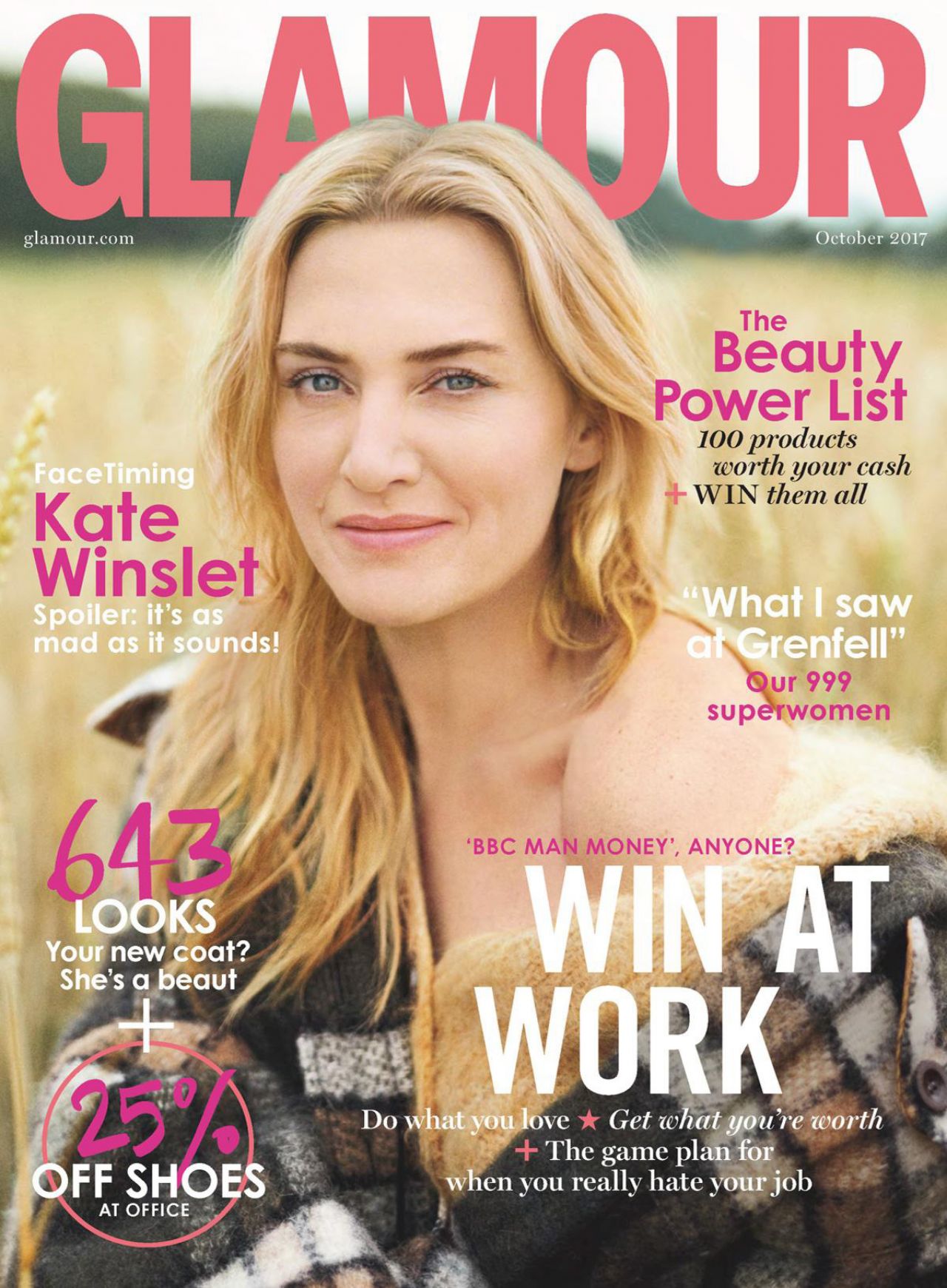 Kate Winslet - Glamour Magazine UK October 2017 Issue ...
