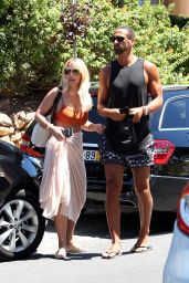 Kate Wright With Boyfriend Rio Ferdinand in Portugal 07/28/2017