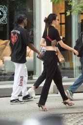 Kendall Jenner and A$AP Rocky - Out in New York 08/03/2017