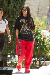 Kylie Jenner Street Style - Blue Table in Los Angeles 08/04/2017
