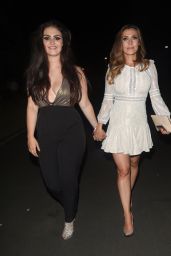 Kym Marsh and Dawn Ward at Rosso Restaurant and Menagerie in Manchester 08/05/2017