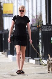 Lara Stone - Walking Her Dog in North London 08/05/2017