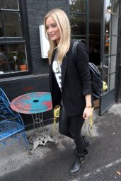 Laura Whitmore - Arrives at Bourne and Hollingsworth Buildings in London 08/17/2017
