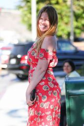 Lauren Ashley Summer Style - Exits Nobu in LA 08/20/2017