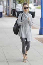 Lily Collins Cute Street Style - Beverly Hills 08/24/2017