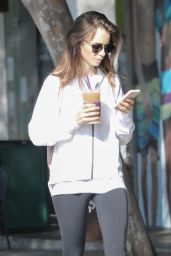 Lily Collins - On Her Way to the Gym in West Hollywood 08/11/2017