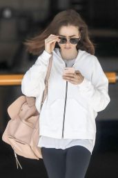 Lily Collins - On Her Way to the Gym in West Hollywood 08/11/2017