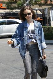 Lily Collins - Shopping at Ralph