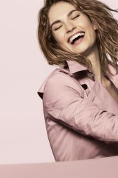 Lily James - "My Burberry Blush" Campaign Photoshoot (2017)