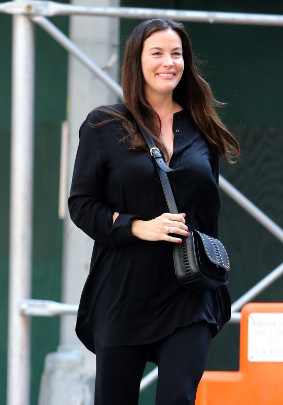 Liv Tyler in Casual Attire - West Village, NY 08/20/2017