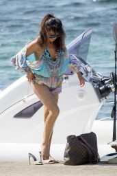 Lizzie Cundy in Swimsuit on the Beach in Mallorca 08/06/2017