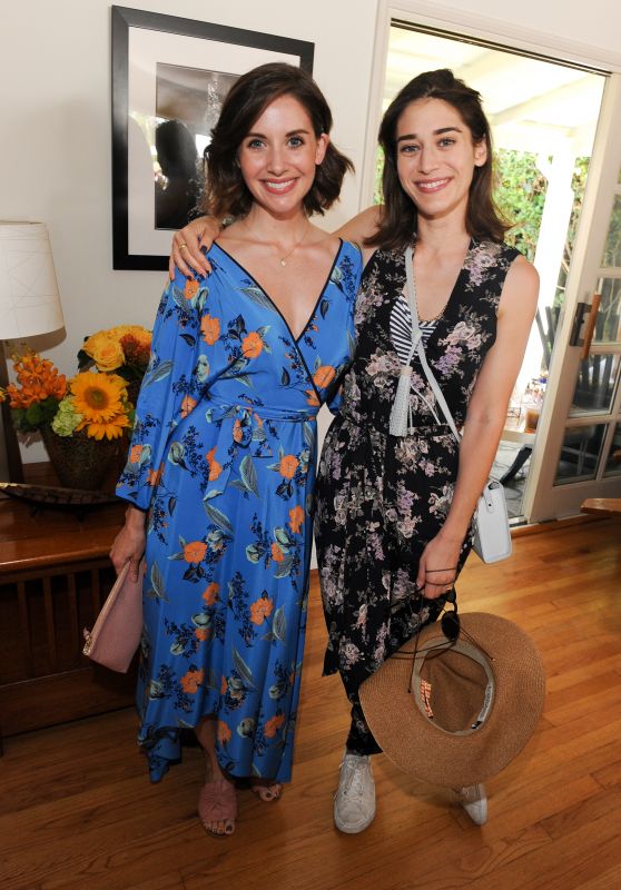 Lizzy Caplan & Alison Brie – InStyle Magazines Day of Indulgence in Los Angeles 08/13/2017