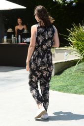 Lizzy Caplan – Arrives at the Day of Indulgence Party in Brentwood 08/13/2017