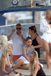 Louisa Johnson on a Yacht in Ibiza 08/16/2017