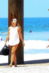 Louise Thompson Bikini Photoshoot - Beach in Vencie, CA 07/31/2017