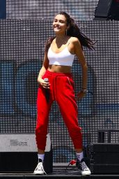 Madison Beer - Soundcheck at the Y100 Electric Mack-a-Poolooza Concert at Fontainebleau in Miami 08/19/2017