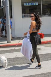 Mara Teigen in a Sports Bra and Spandex - Shopping in Beverly Hills 08/01/2017