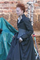 Margot Robbie - "Mary Queen of Scots" Movie Set in London 08/20/2017