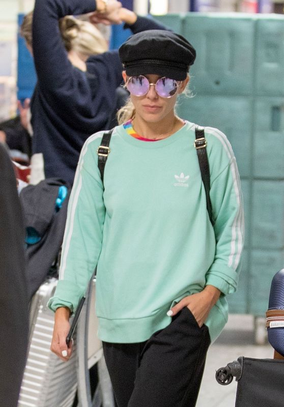Mollie King - Arriving Back From a Short Trip From Cape Town 08/17/2017