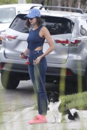 Nina Dobrev in Tight Jeans - Out in LA 08/15/2017