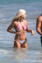 Oksana Platero in Bikini - Malibu Beach 08/03/2017