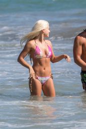 Oksana Platero in Bikini - Malibu Beach 08/03/2017