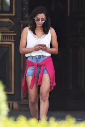 Olivia Munn - "The Buddy Games" Set in Vancouver 08/15/2017