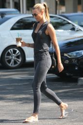 Paige Butcher in Tight Jeans - Out for a Coffee in Beverly Hills 08/21/2017