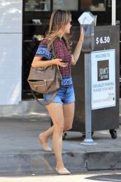 Rachel Bilson Leggy in Jeans Shorts - Los Angeles, CA 08/29/2017