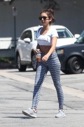 Sarah Hyland in Tights - Hits the Gym in LA 08/19/2017
