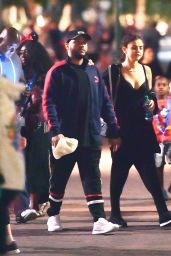 Selena Gomez With The Weeknd at Disneyland in Anaheim 08/21/2017
