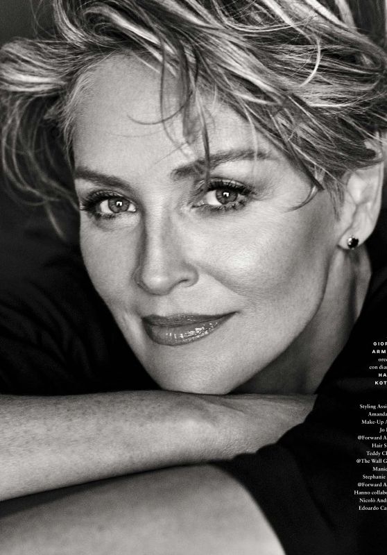 Sharon Stone - GQ Magazine Italy September 2017 Issue