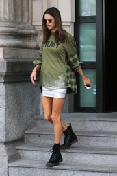 Alessandra Ambrosio - Leaving Her Hotel in Milan, Italy 09/19/2017