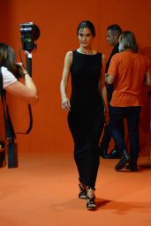 Alessandra Ambrosio Walking Alberta Ferretti Show in Milan, Italy 09/20/2017