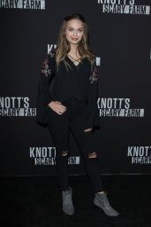Alyssa Jirrels – Knott’s Scary Farm Celebrity Night in Buena Park CA 09/29/2017