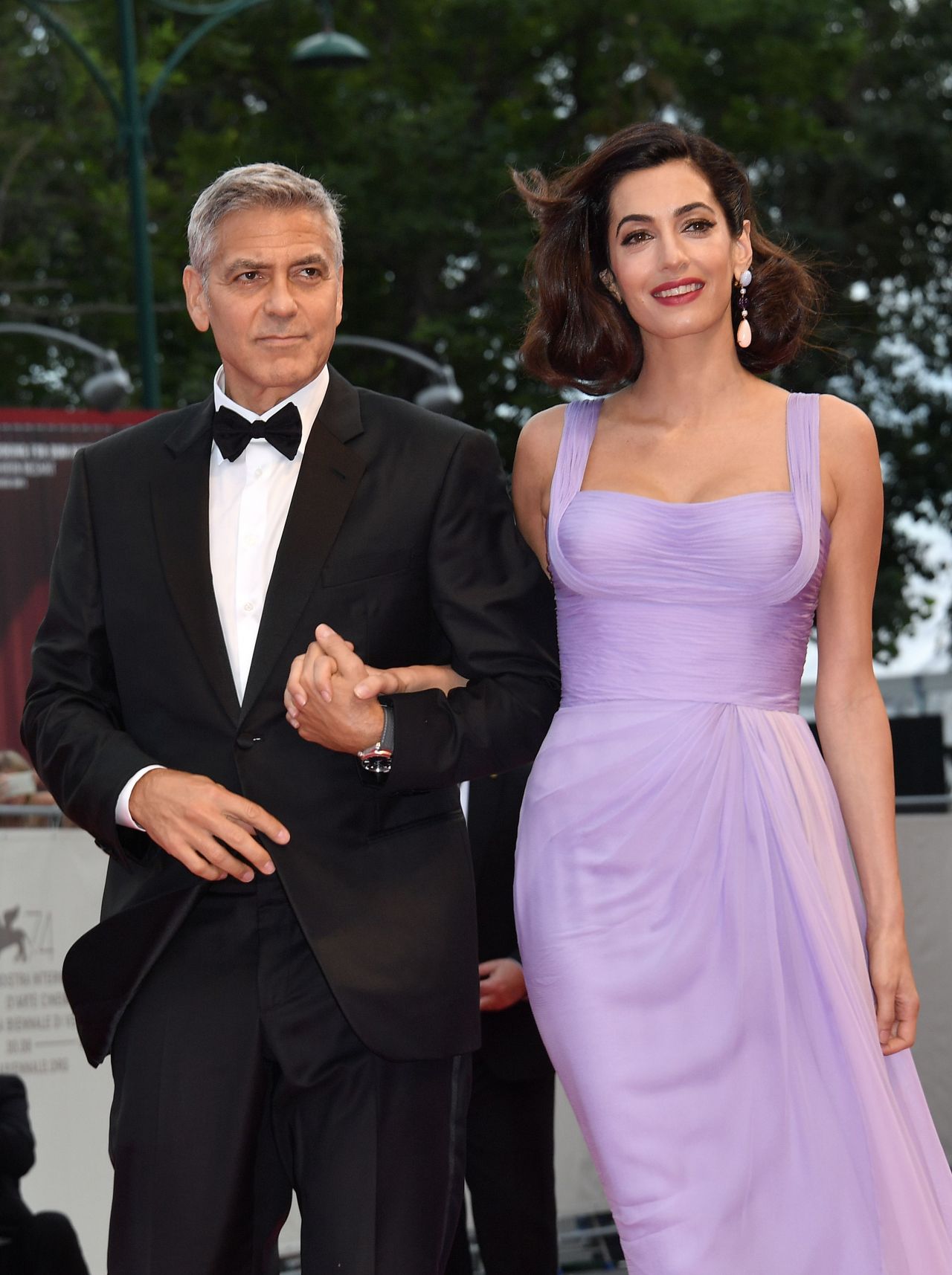 Amal Clooney and George Clooney - "Suburbicon" Premiere in Venice