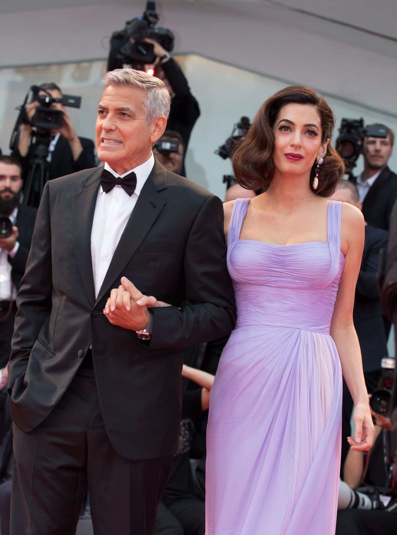 Amal Clooney and George Clooney - "Suburbicon" Premiere in Venice